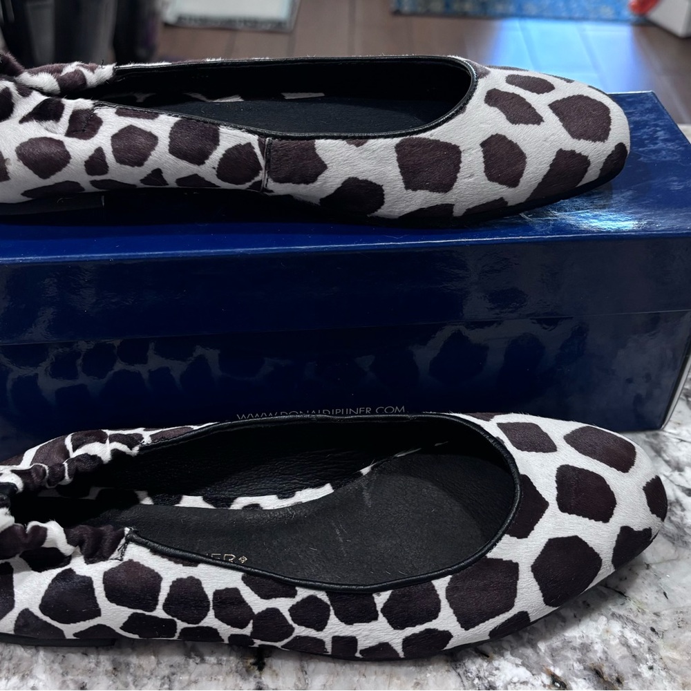 Donald J. Pliner Animal Print Ballet Flats, SZ 7.5